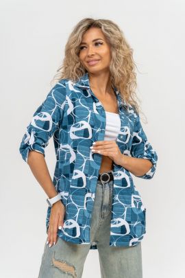 Туника 67834 бирюза последний размер