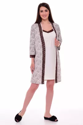 Комплект женский 3-210б (шоколад)