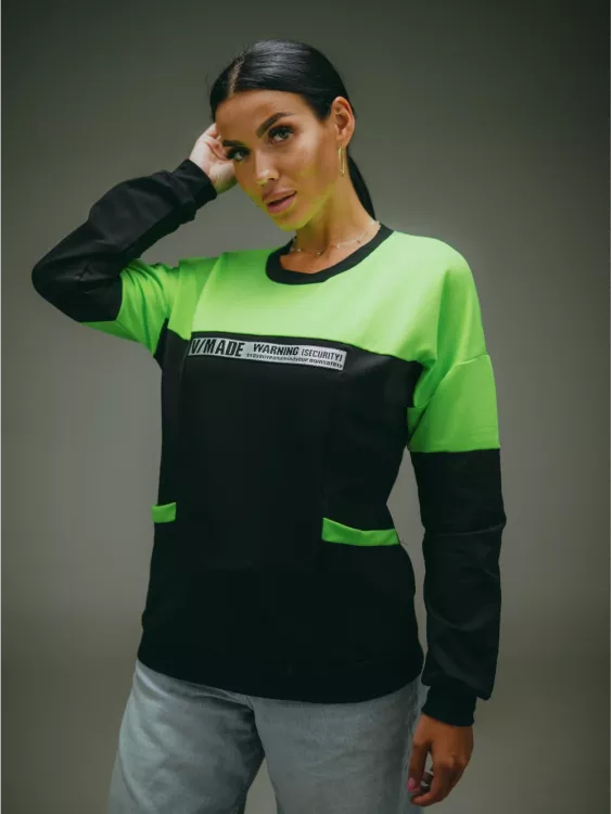 Кофта Цунами зеленый последний размер