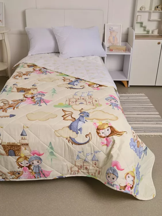 Покрывало детское из поплина - Воздушный замок