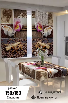 Фотошторы для кухни 10851