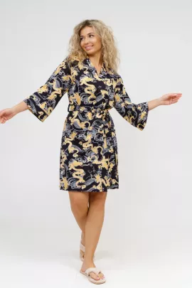 Халат 16281 (черный)