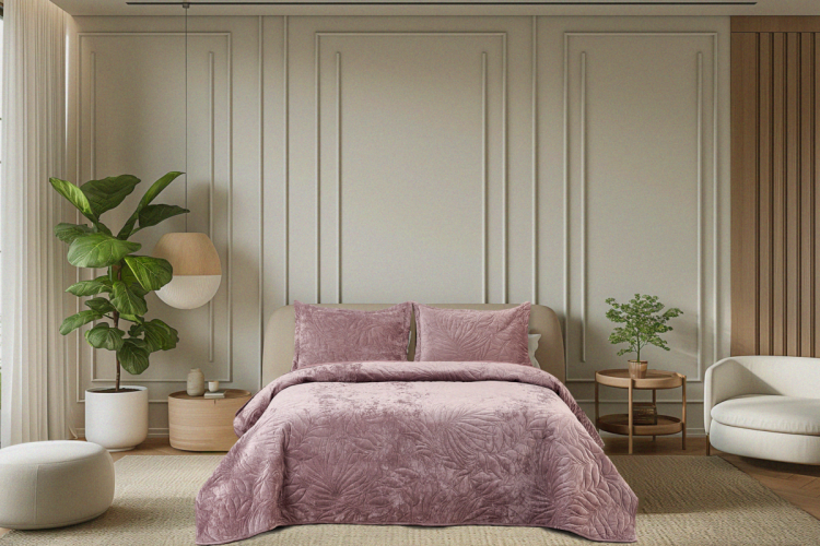 Покрывало Роузмор  240х260 с наволочками 50*70 (2шт)