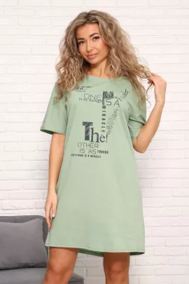 Туника 136681 оливка последний размер