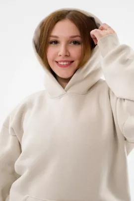 Худи оверсайз 89602 с начесом теплое костюмное последний размер