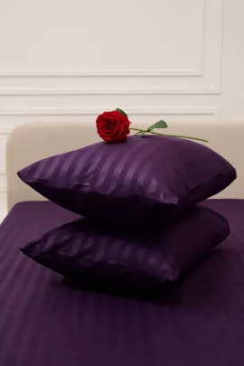 Комплект наволочек Микрофибра Страйп - Фиолетовый