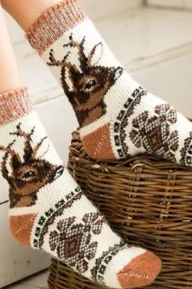 Носки N6R152-1 шерстяные последний размер