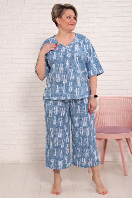 Костюм Джина БГ буквы голубой последний размер