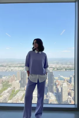 Костюм женский с брюками 123874