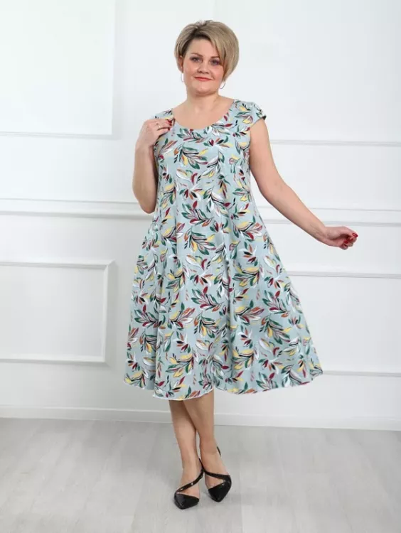Платье Лето Фисташка
