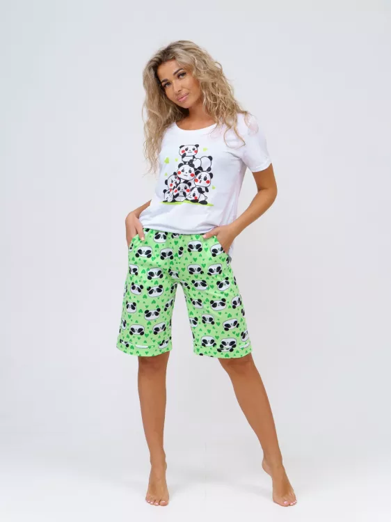 Пижама Панда П (салатовый)