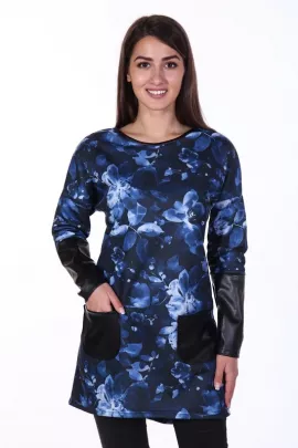 Туника женская 6-106а (синий)