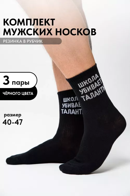 Носки мужские Талант (набор 3 пары)