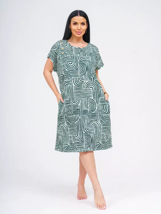 Грета(зеленый) туника