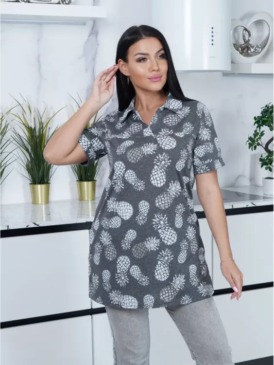 Жаклин туника женская (антрацит)