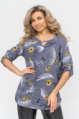 Туника 48845 серый последний размер