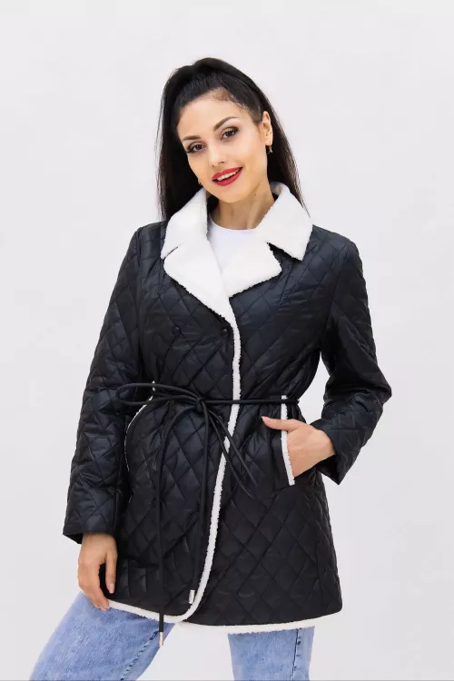 Куртка демисезонная Лайт-326 (премиум) черный последний размер