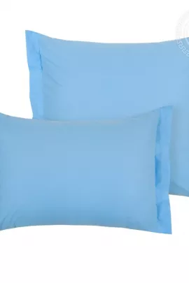 Наволочка с ушками Голубой поплин 2 шт. последний размер