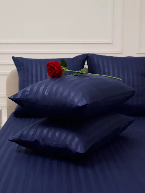 Комплект наволочек Микрофибра Страйп - Синий