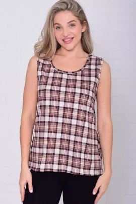 Майка женская 6-217о (коричневый)