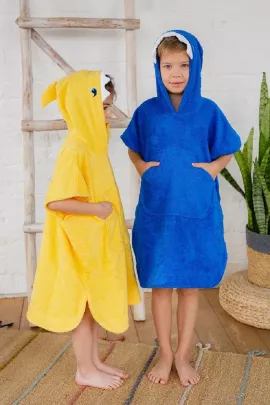 Пончо махровое Сказка
