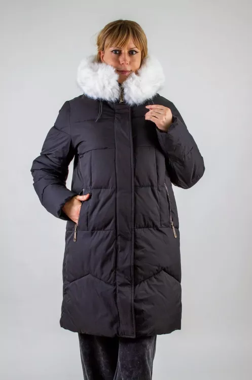 Зимняя куртка с меховой опушкой, арт. 28119-1