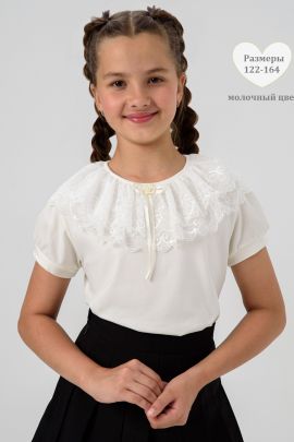 Флора блузка детская кор. рукав