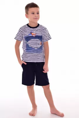 Пижама детская 7-289 (темно-синий)