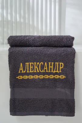 14418/11 " Имена" полотенце махровое плотность 400гр