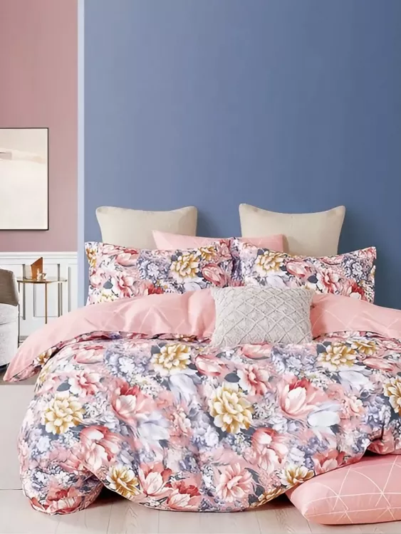 Постельное белье сатин элит на молнии - Радость лета