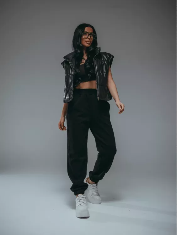 Брюки женские 295152 черный последний размер