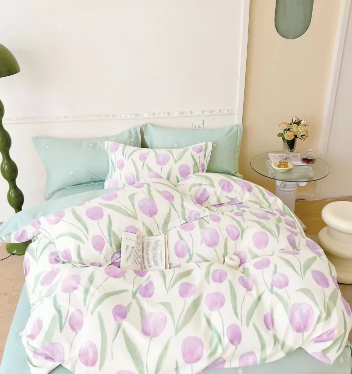 Постельное белье сатин элит на молнии - Весенние мечты