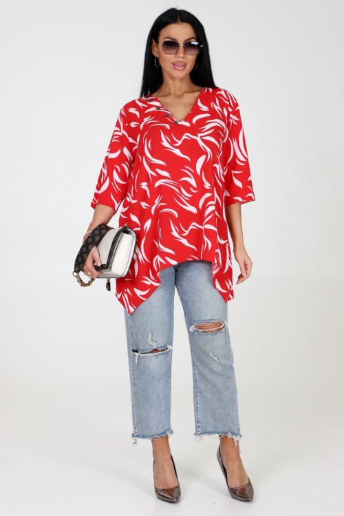 Туника 939003 красный последний размер