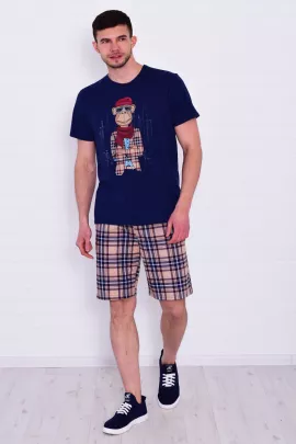 Пижама мужская 9-201 (темно-синий)