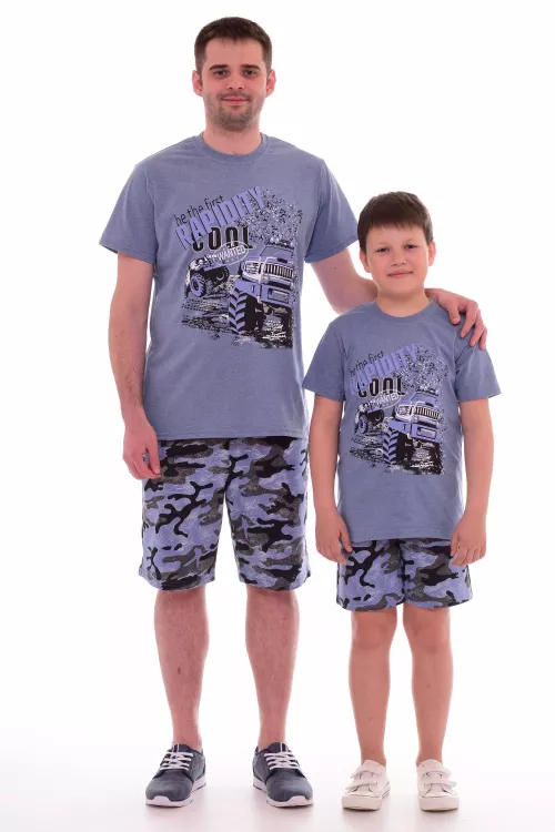 Пижама мужская 9-99 (индиго-меланж)